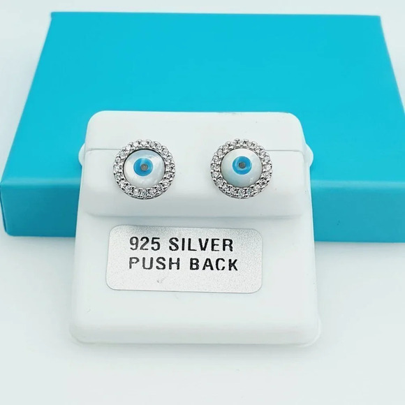 925 Sterling Silver CZ Beautiful Earrings for Women, 1USPAR4211 - Picture 4 of 11